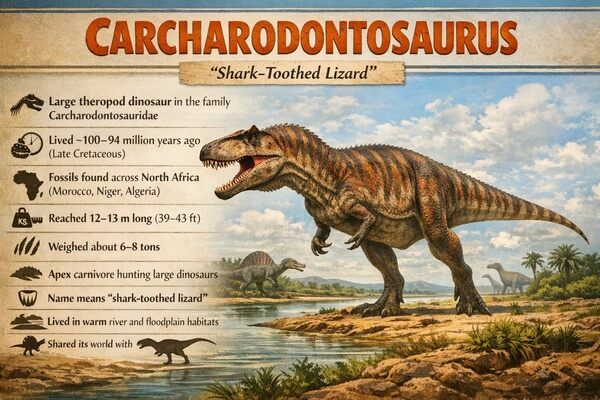 Carcharodontosaurus Infographic